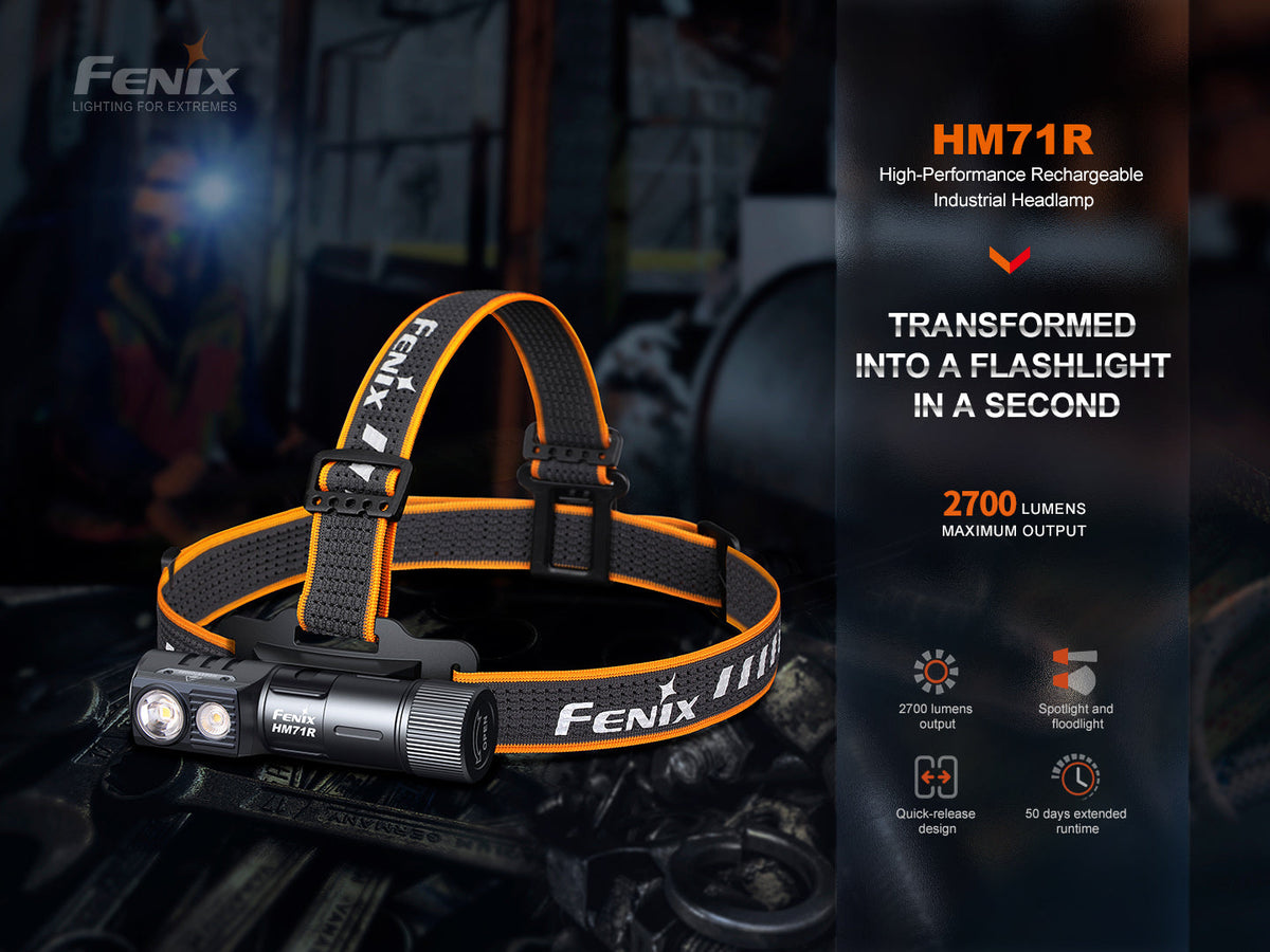 Fenix HM71R Rechargeable Headlamp